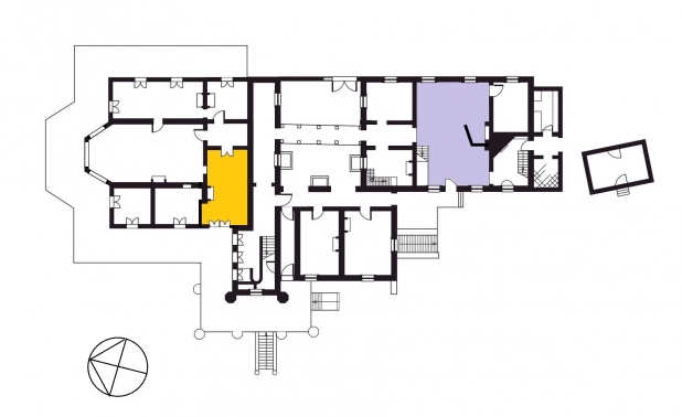 VH-house-plan-ground-floor-showing-the-dining-room-in-yellow-and-kitchen-in-purple-618x378