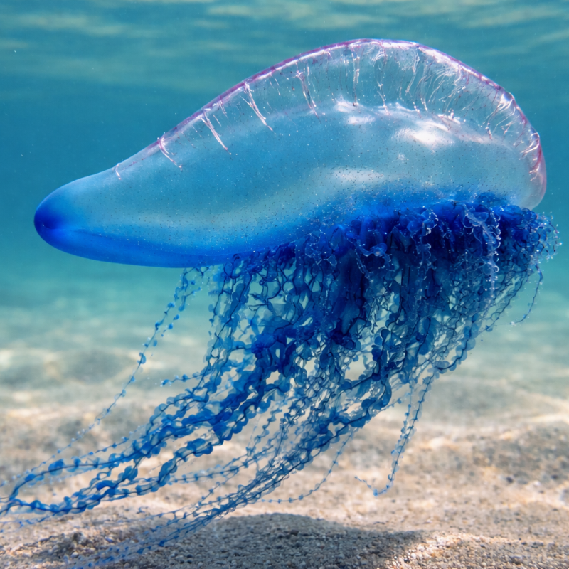 被藍瓶水母蜇到怎麼辦？